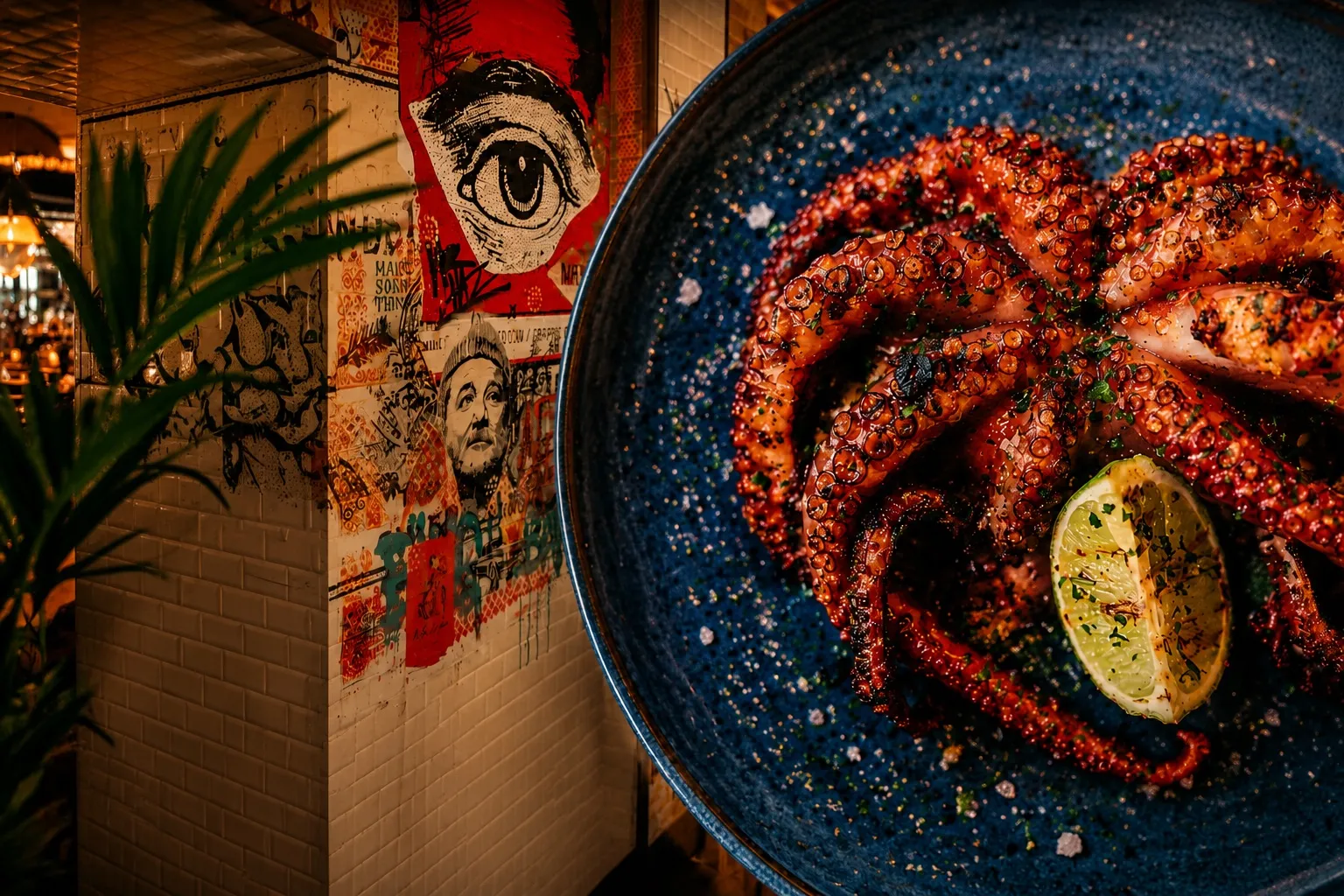 Modern redesign of the Marlowe's restaurant homepage