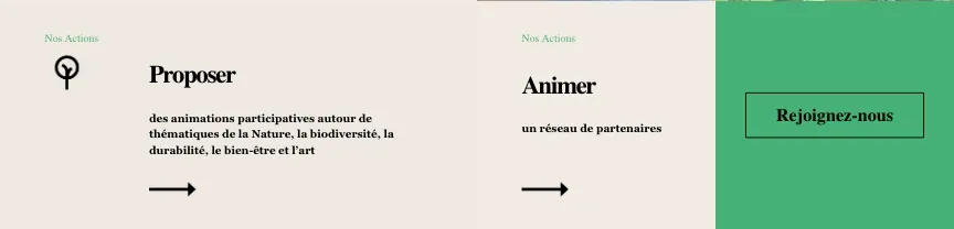 Old tiles Proposer and Animer beside a single “Rejoignez-nous” button.